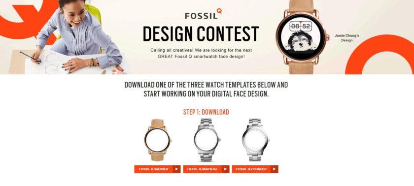 Fossil wants you to design their next Q Watch face