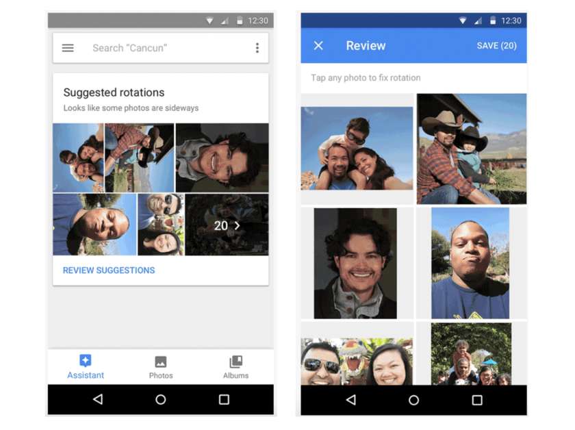 Google Photos will rotate awkward sideways pictures for you