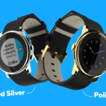 Pebble Time Round silver and gold kickstarter