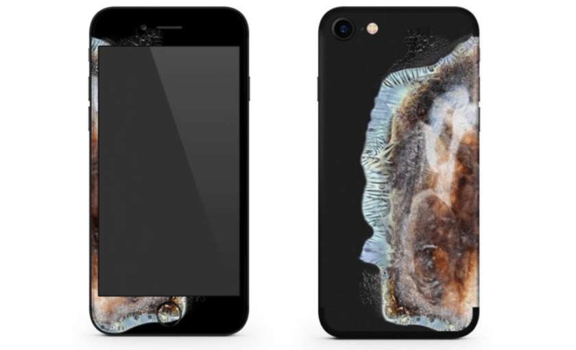 New skin for iPhone mocks Galaxy Note 7, but there’s a twist