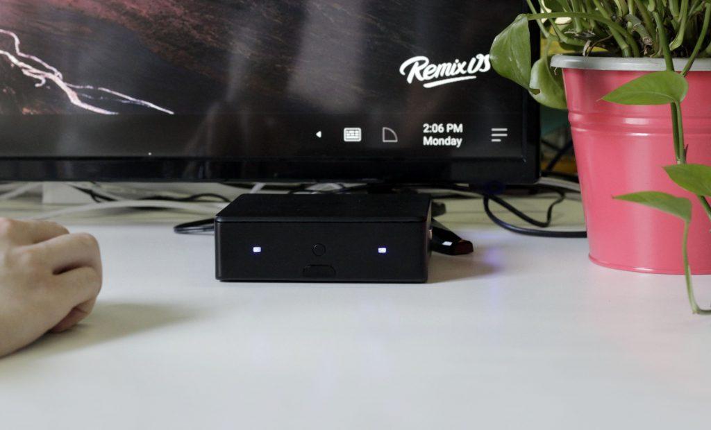 Remix IO is an Android 7.0 Nougat set-top 4K TV box, PC and game console for just $99