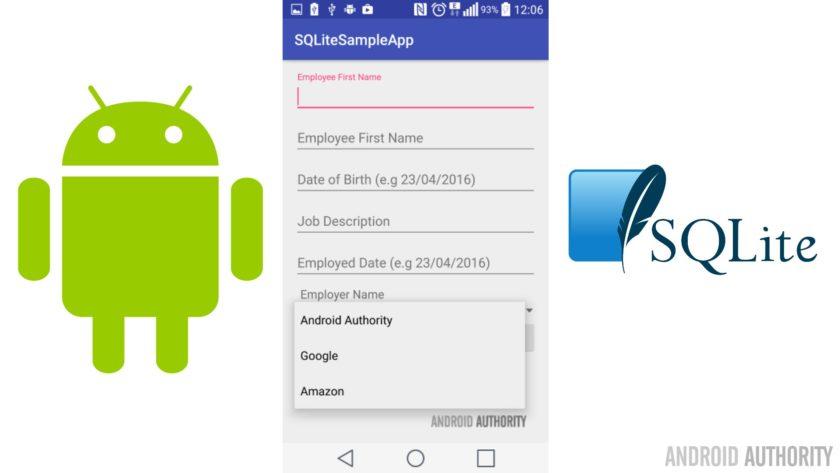 Using a simple SQLite database in your Android app