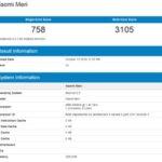 5090 Xiaomi Meri is benchmarked on AnTuTu and Geekbench
