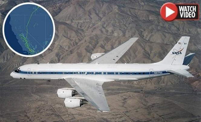 Разлом Сан-Андреас сканирует загадочный самолет