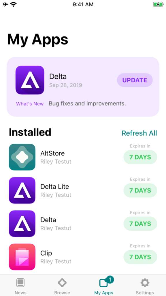 AltStore: альтернативный магазин приложений для iOS