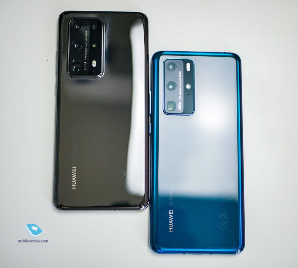 Сравнение Huawei P40 и P40 Pro Plus
